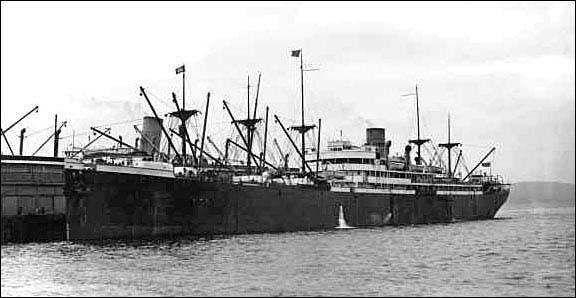 Ralph's transport ship to Gallipoli